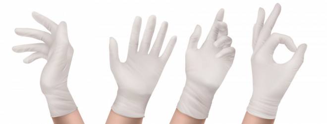 وکتور دستکش سفید