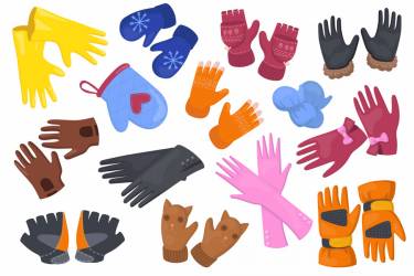 وکتور انواع دستکش